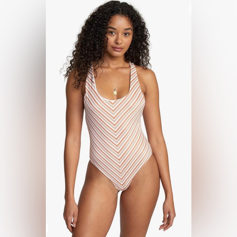 RVCA Women's Standard Medium One Piece Swimsuit